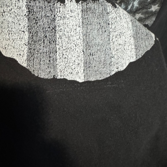 Misfits Shirt Mens 2XL XXL Black Fiend Skull Punk Rock American Flag USA Y2K - Picture 4 of 8